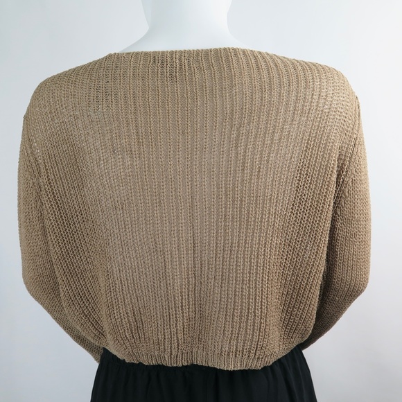 NWT Casting LA Scrunched Long Sleeve Crop Sweater - Picture 5 of 7